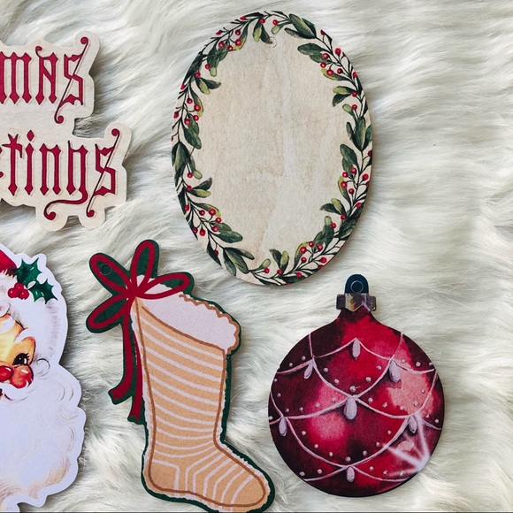 Classic Vintage Christmas Ephemera Tags 11 pc - Picture 4 of 16